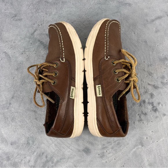 LEMS Mariner Womens Brown Leather Boat Loafers Deck Shoes EU 36 US 6-6.5 - Picture 5 of 10